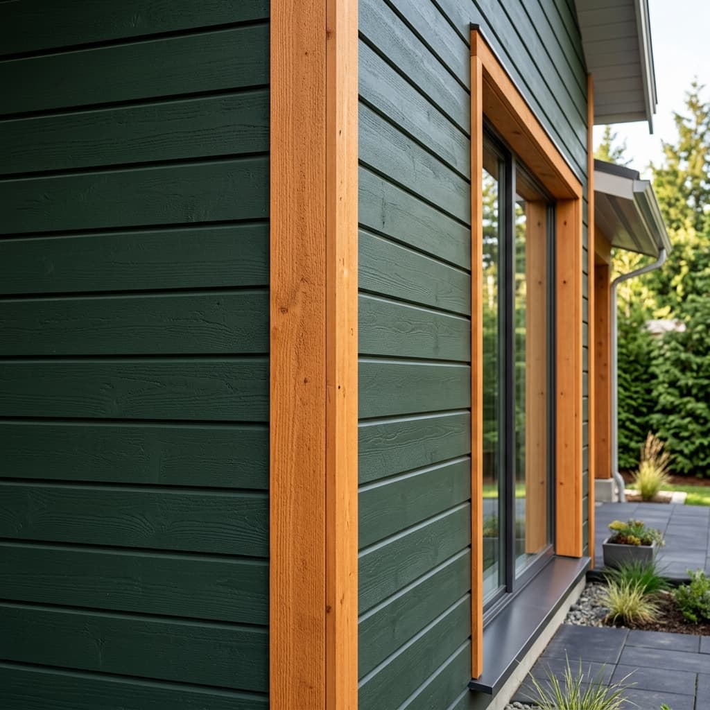 Spruce Green Siding Panels